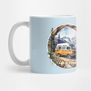 Life is Good With Van Life Mug